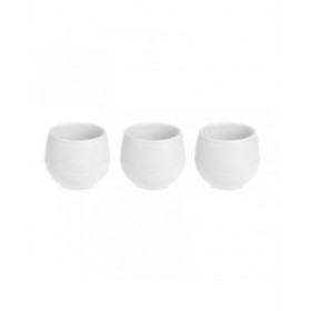 Set di Vasi Ibergarden ES0301221S3 Bianco Plastica 12 x 12 x 11 cm (6 Unità)