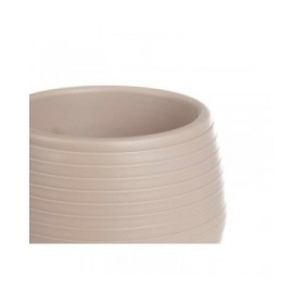 Set di Vasi Ibergarden ES0501214S3 Taupé Plastica 16,5 x 16,5 x 14,5 cm (4 Unità)