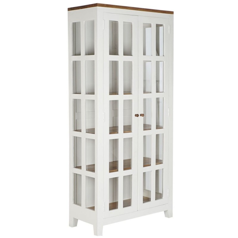 Stand Espositore DKD Home Decor Cristallo Acacia Legno di mango 90 x 40 x 190 cm