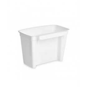 Supporto per Sacchetti di Spazzatura Kinvara 02 001 Bianco Plastica 4 L (12 Unità)