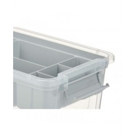 Scatola Multiuso Kipit 02 1310 Grigio Trasparente Plastica 5 L 29,5 x 14,5 x 19,2 cm (6 Unità)