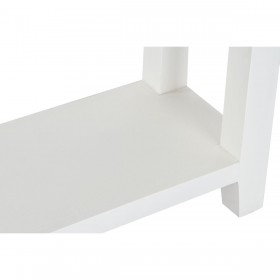 Tavolo aggiuntivo DKD Home Decor Bianco Marrone Acacia Legno di mango 110 x 30 x 80 cm