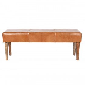 Panca DKD Home Decor Cammello Legno 122 x 41 x 46 cm