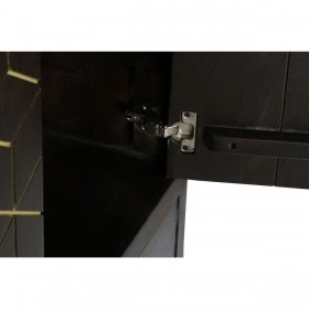 Armadio DKD Home Decor 100 x 40 x 175 cm Nero Metallo Acacia