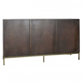 Credenza DKD Home Decor Nero Dorato Marrone scuro 160 x 40 x 90 cm
