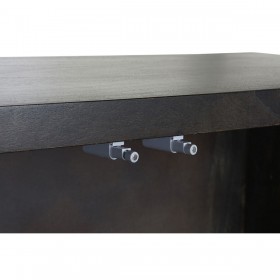 Credenza DKD Home Decor Nero Dorato Marrone scuro 160 x 40 x 90 cm