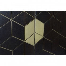 Credenza DKD Home Decor Nero Dorato Marrone scuro 160 x 40 x 90 cm
