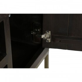 Mobile TV DKD Home Decor 140 x 40 x 55 cm Nero Metallo Acacia