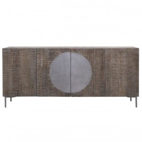 Credenza DKD Home Decor Marrone scuro Grigio scuro 180 x 40 x 80 cm