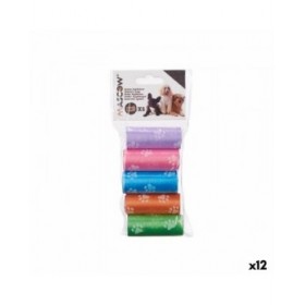Borse igieniche Mascow 200 Multicolore Plastica Animali Domestici 5 Pezzi (12 Unità)