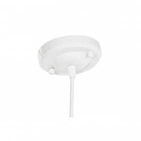 Lampadario DKD Home Decor Bianco Naturale Marrone Chiaro Cristallo 50 W 70 x 70 x 20 cm