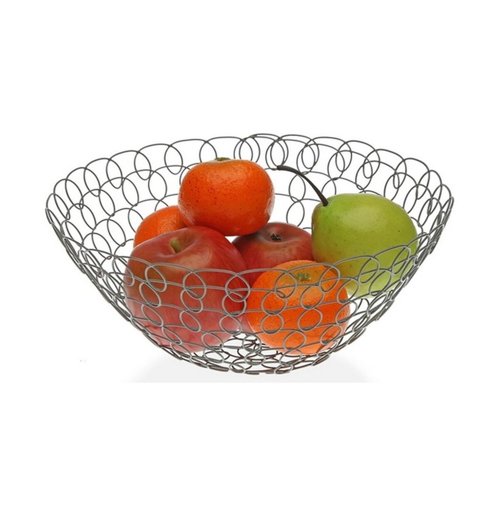 Set di Cestini DKD Home Decor Azzurro Bianco Naturale Erba di mare 44 x 44 x 51 cm