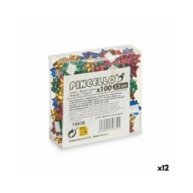 Lacci Pincello 6 PVC 2,3 cm Mat Multicolore (12 Unità)