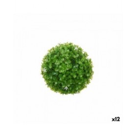 Pianta Decorativa Ibergarden 556 Plastica Fiori Fogli Sfera 17 x 17 x 17 cm (12 Unità)