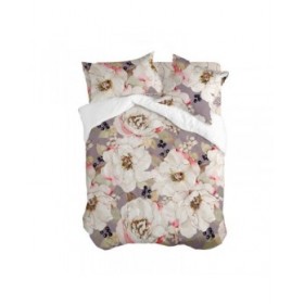 Copripiumino HappyFriday White Peonies Multicolore 200 x 200 cm