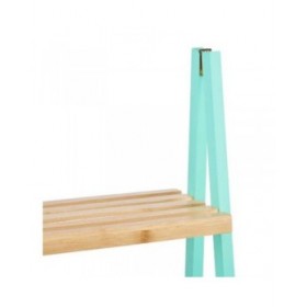 Scaffale da Bagno Berilo WR5504-4-427 Naturale Menta 40 x 109,3 x 30 cm