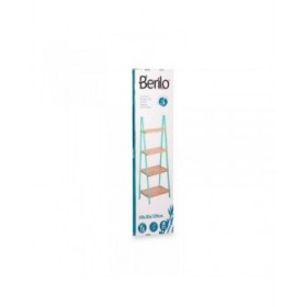 Scaffale da Bagno Berilo WR5504-4-427 Naturale Menta 40 x 109,3 x 30 cm