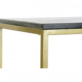 Ingresso DKD Home Decor 100 x 40 x 77 cm Nero Dorato Marmo Ferro