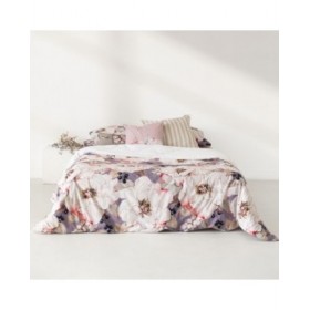 Copripiumino HappyFriday White Peonies Multicolore 200 x 200 cm