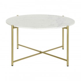 Tavolino da Caffè DKD Home Decor 81 x 81 x 44 cm Marmo Ferro