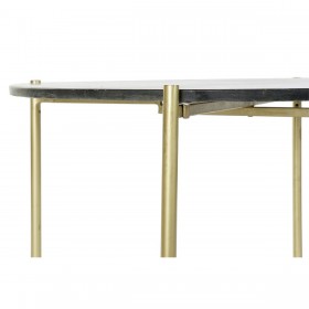 Tavolino da Caffè DKD Home Decor 81 x 81 x 44 cm Marmo Ferro