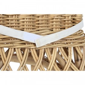 Sedia DKD Home Decor Bianco Naturale 45 x 55 x 85 cm 45 x 55 x 90 cm 47 x 58 x 90 cm