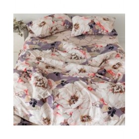 Copripiumino HappyFriday White Peonies Multicolore 200 x 200 cm