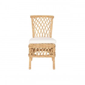 Sedia DKD Home Decor Bianco Naturale 45 x 55 x 85 cm 45 x 55 x 90 cm 47 x 58 x 90 cm