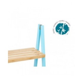 Scaffale da Bagno Berilo WR5504-3-433 Azzurro Naturale 40,3 x 81,5 x 30 cm
