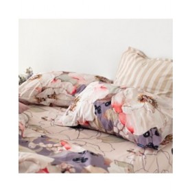 Copripiumino HappyFriday White Peonies Multicolore 200 x 200 cm