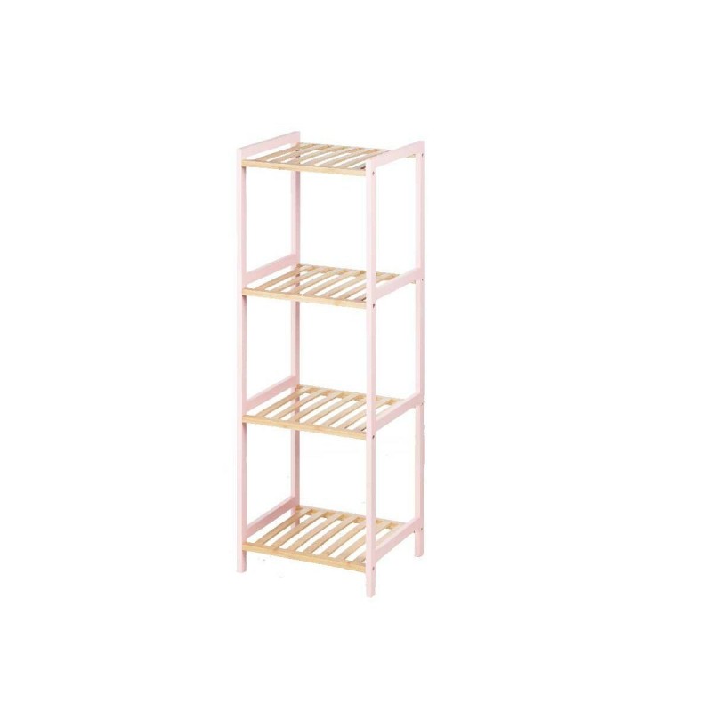 Scaffale da Bagno Berilo WR5503-4-463 Rosa Naturale 35 x 30 x 100 cm