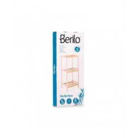 Scaffale da Bagno Berilo WR5503-3-468 Rosa Naturale 35 x 30 x 70 cm