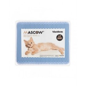 Tappetino per Lettiera per Gatti Azzurro 60 x 45 x 1,5 cm (12 Unità)