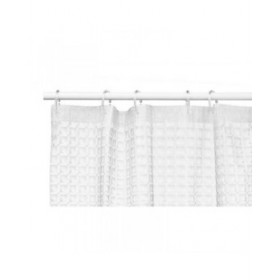 Tenda da Doccia Berilo SC-EVA Trasparente Polietilene EVA 180 x 180 cm Quadri (12 Unità)