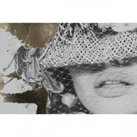 Quadro DKD Home Decor Donna 100 x 4 x 140 cm (2 Unità)