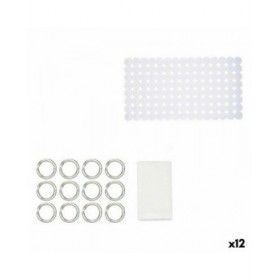 Set da Bagno Berilo CN-B6032A-WHITE Bianco PVC Polietilene EVA (12 Unità)