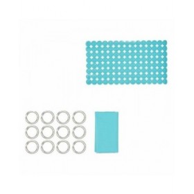 Set da Bagno Berilo CN-B6032A-BLUE Azzurro PVC Polietilene EVA (12 Unità)