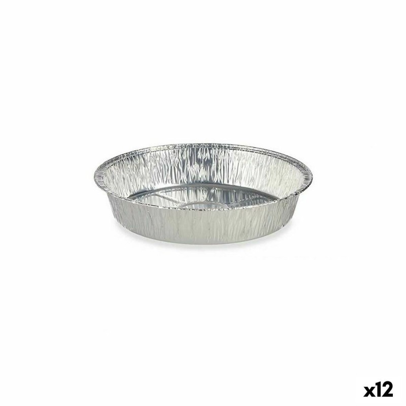 Set di vassoi per Alimenti Kinvara 30268 Monouso Rotondo 12 Unità