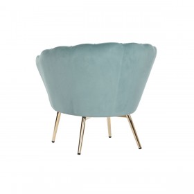Poltrona DKD Home Decor Verde Dorato Metallo 85 x 85 x 81 cm