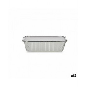 Set di vassoi per Alimenti Kinvara 16153 Monouso Con coperchio 12 Unità