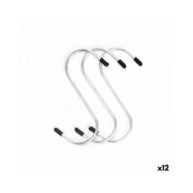 Gancio per appenderla Kinvara 373 Argentato Metallo 12 cm Set (12 Unità)