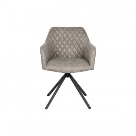 Sedia DKD Home Decor Nero Grigio 55 x 58 x 83 cm
