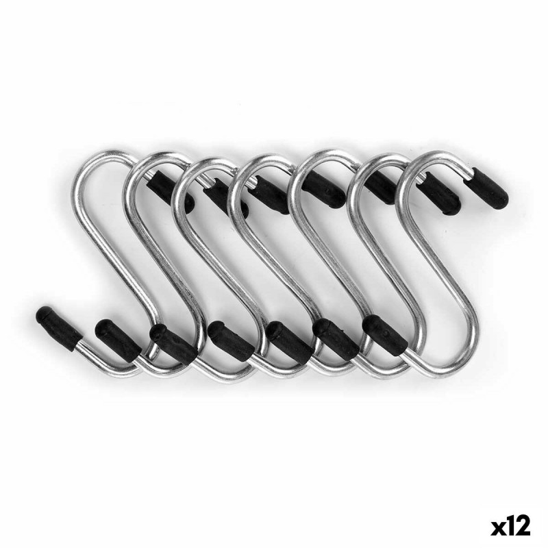 Gancio per appenderla Kinvara 376 Argentato Metallo 4,7 cm Set (12 Unità)