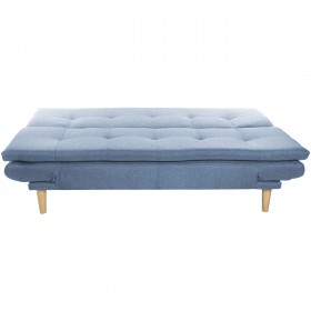 Divano DKD Home Decor Azzurro Blu cielo Naturale Legno Scandi 180 x 85 x 83 cm