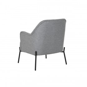 Poltrona DKD Home Decor Grigio Metallo 65 x 73 x 79,5 cm