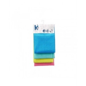 Set di Asciugamani da Cucina Azzurro Verde Rosa Turchese 40 x 60 cm (12 Unità)