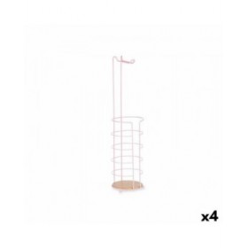 Portarotolo di Carta Igienica Berilo W7276PB - 389 Rosa 16,5 x 63,5 x 16,5 cm (4 Unità)