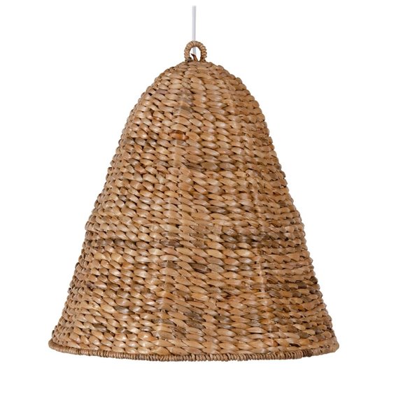 Vaso DKD Home Decor Ambra Corda Vetro Temperato 35 x 35 x 45 cm