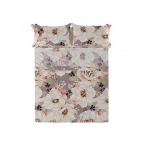 Lenzuolo Superiore HappyFriday White peonies Multicolore 260 x 270 cm