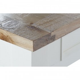 Tavolo da Pranzo DKD Home Decor Marrone Beige Legno di paulownia 160 x 80 x 79 cm